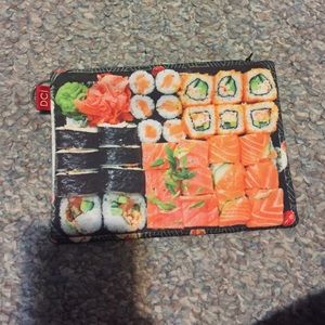 Sushi make up bag