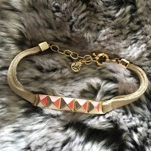 Vera Bradley Suede Pyramid Stud Bracelet