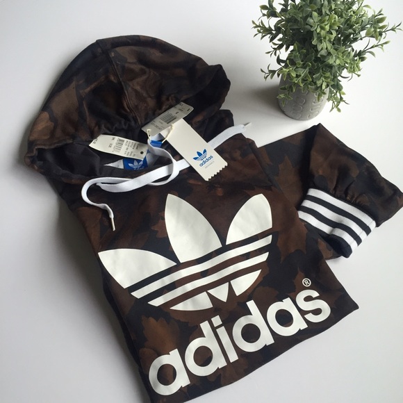 Adidas Leaf Camo Hoodie BNWT