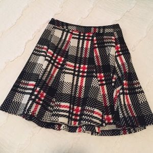 LUSH plaid skirt