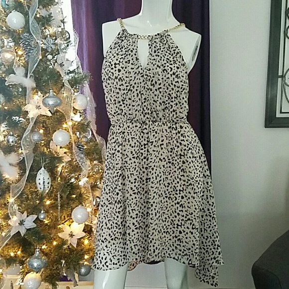 Leopard print dress
