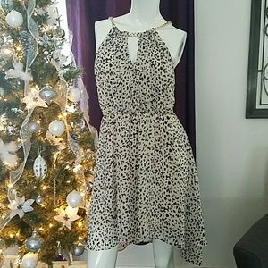 Leopard print dress