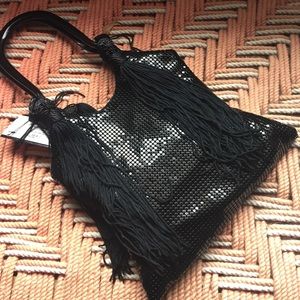 Whiting & Davis Black sequence purse