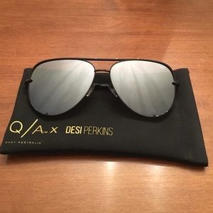 Quay x Desi Perkins High Key black and silver