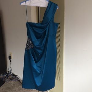 Never worn one shoulder party dress