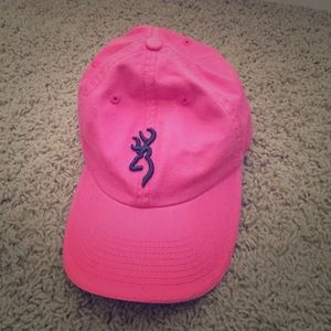 Pink Browning cap