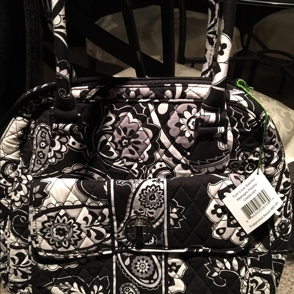 Vera Bradley midnight paisley satchel *LAST CHANCE