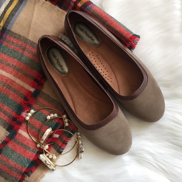 Hush Puppies Shoes - LAST CALL Hush Puppies Tan Flats Size 8