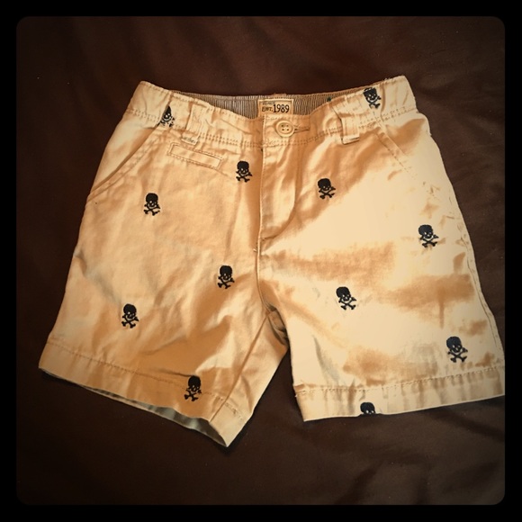 Skull and crossbones Baby Shorts