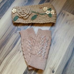 Winter Headband & Hand Warmers