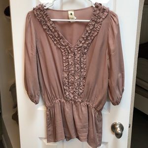 Taupe-Brown Blouse