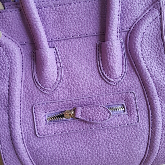 Lilac cross body mini bag purple lavendar - Picture 2 of 4