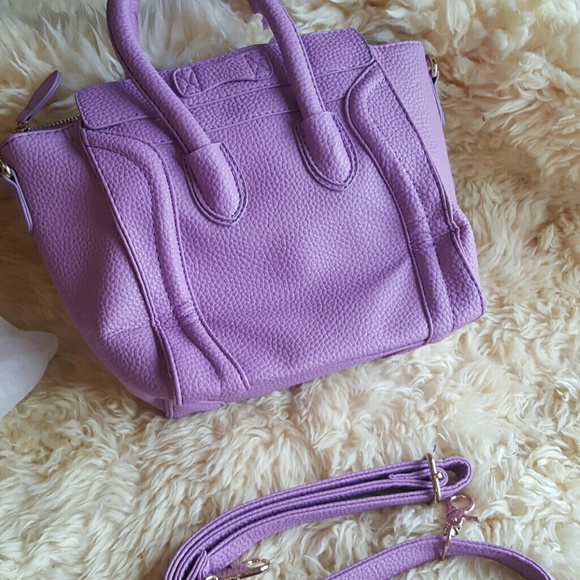 Lilac cross body mini bag purple lavendar - Picture 4 of 4