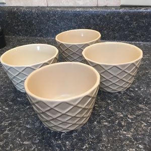 4 set ice cream bowls