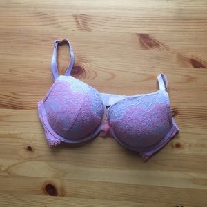 Lavender & rose colored 34C VS bra!