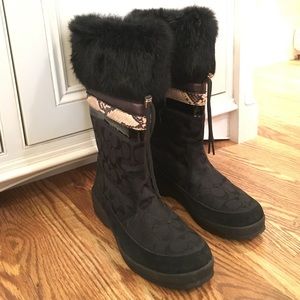 Coach winter boots