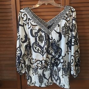 White house/black market blouse