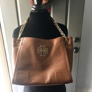 🎄Gorgeous Tory Burch Brown Leather Handbag 🎄