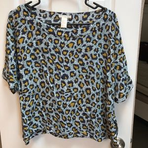 H&M Leopard-inspired top