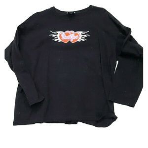 Black long sleeve shirt
