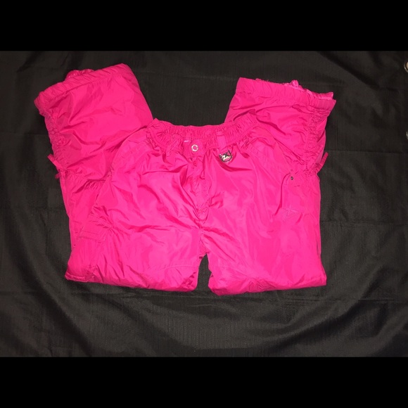 Girls pink snow pants!