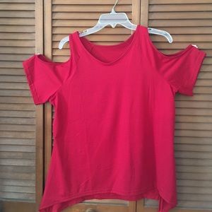 Red Blouse never worn.