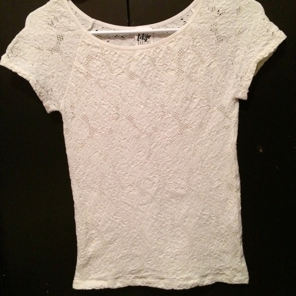 Cream Aeropostale top