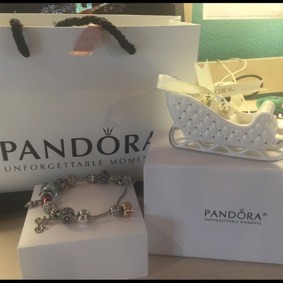 100% authentic Pandora Bracelet & Charms - Picture 1 of 4