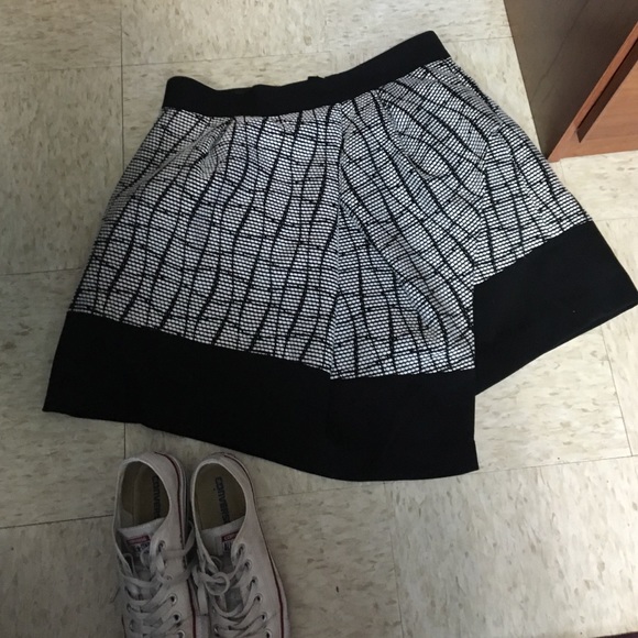 Black & White Banana Republic Skirt
