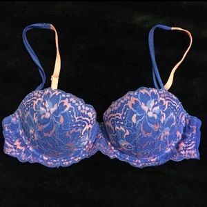 VS Pink lace push-up bra