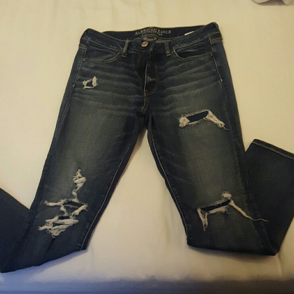 American Eagle Distressed Jeggings