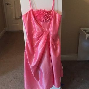 Pink sleeveless Betsy Johnson dress