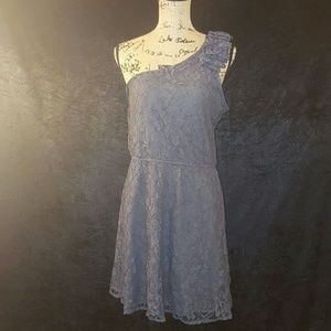 One shoulder Lacy Dress