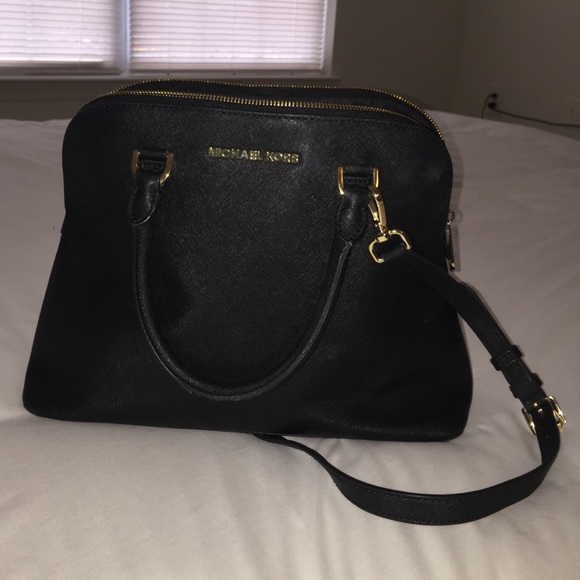 Michael Kors Black Cross body Satchel