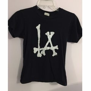 Black LA Bones T Shirt