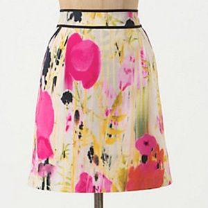 Tabitha rain poppy a-line skirt