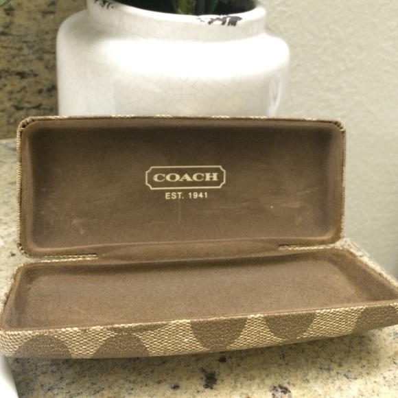 Coach Eye Glass Case