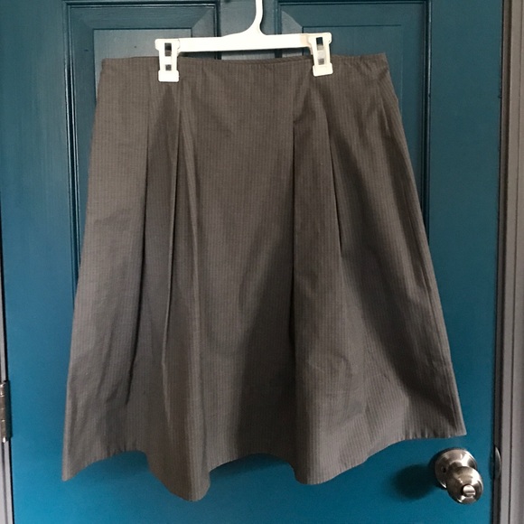 Pinstripe long skirt