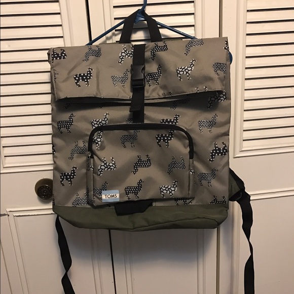 NWOT Toms Llama laptop Backpack