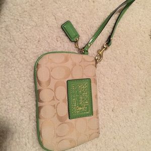 Coach wristlet