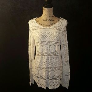 Womens long sleeve lace