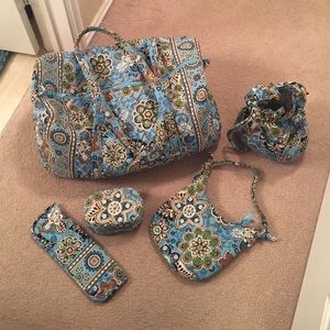 5 pc Vera Bradley Bali Blue Bundle