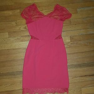 BcbgMaxazria lace cut out dress