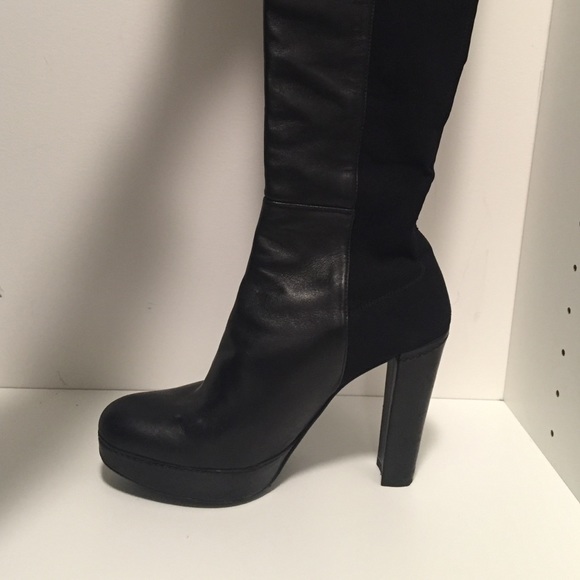 Stuart Weitzman over the knee platform boots