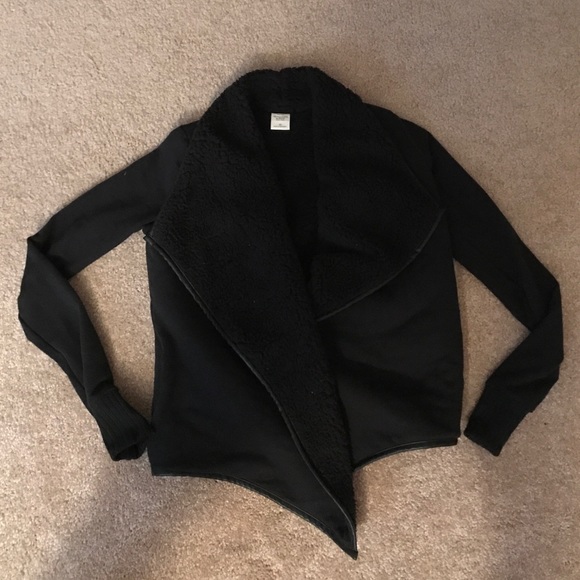 Abercrombie & Fitch Shearling Sweater Jacket