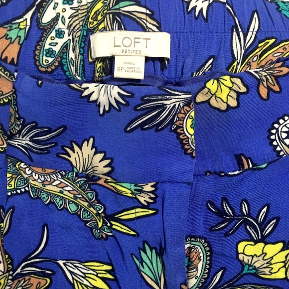 Paisley Print Ankle Pants - Picture 3 of 3