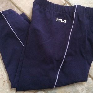 NWT Dark Purple Cropped Knee Length Workout Pants