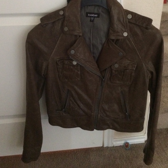Brown bomber jacket