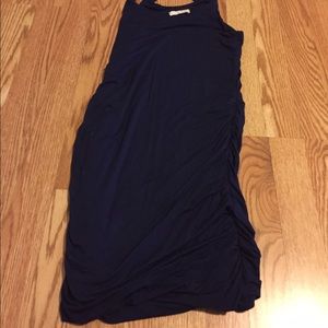 Ruched mini tank dress