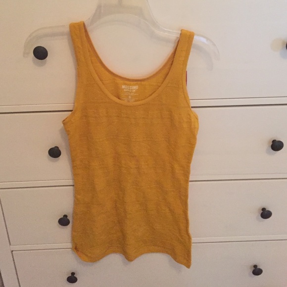 Golden Yellow Textured Tank